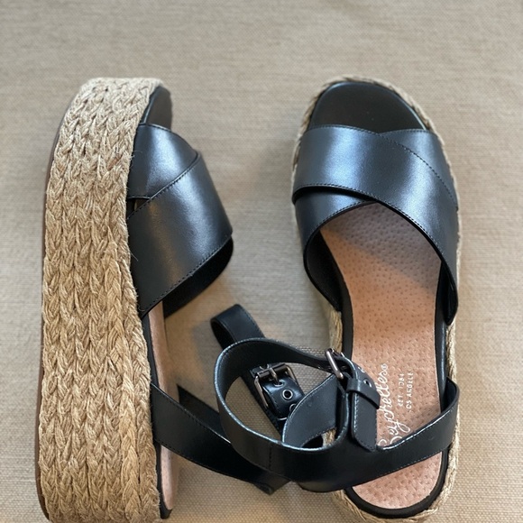 SEYCHELLES Leather Platform Espadrille Sandals Women’s Size 7.5 - NEW IN BOX - Picture 6 of 6